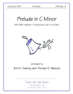 Prelude in C Minor (Bach) - Quartet