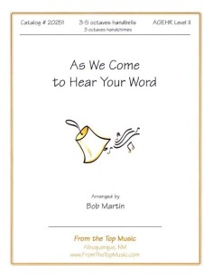 As We Come to Hear Your Word