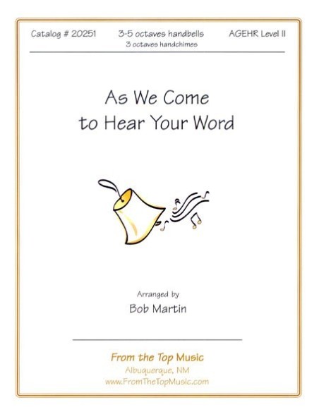 As We Come to Hear Your Word